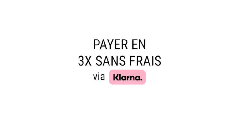 Klarna - Payer en 3X sans frais